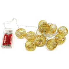 Гирлянда светодиодная Perfeo Шар 1, 10LED, металл, 1.5м, 2хАА