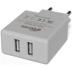 Сетевое зарядное устройство Ritmix RM-2025AC (белый)