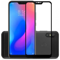 Защитное стекло Perfeo для Xiaomi Redmi Note 6 Pro (черная рамка)