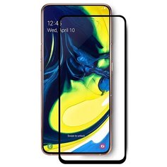 Защитное стекло Perfeo для Samsung A80 (черная рамка)