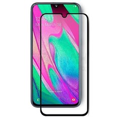 Защитное стекло Perfeo для Samsung A40 (черная рамка)