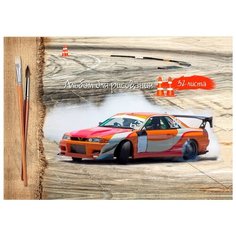 Альбом для рисования Проф-пресс А4 Гоночная машина на треке 32-6358 (32 листа)