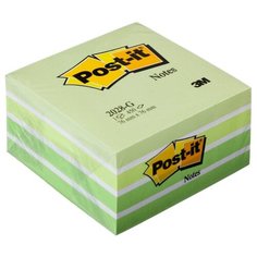 Блок-кубик Post-it куб 2028-G, 76х76, зеленый (450 л)