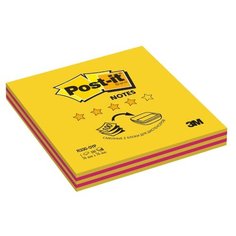 Блок-кубик Post-it Z-блок R330-OGB, неон желто-розовый (100 л)