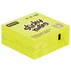 Блок-кубик Attache Selection 76х76, желтый неон (400 л)