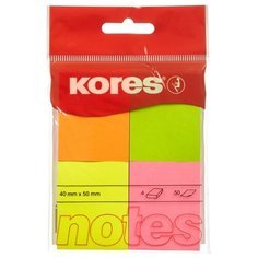 Блок-кубик Kores 48450, 40х50, 4 цвета (200 л)