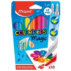 Фломастеры MAPED COLOR-PEPS MAGIC меняющие свой цвет, 10 цветов, 844612