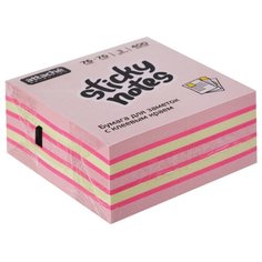 Блок-кубик Attache Selection 76х76, розовый (400 л)