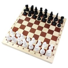 Настольная игра Шахматы пластмассовые 29х29см в дер.уп Десятое королевство