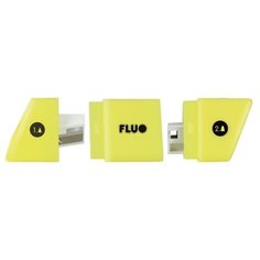 Двойная точилка Milan FLUO SLIDE с контейнером (оранжевый) 2 шт.
