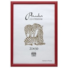 Рамка пластиковая А4, 514 (красная) Зебра