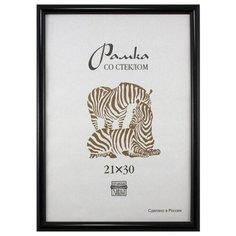 Рамка пластиковая А4, 508 (черный) Зебра