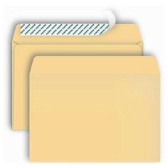 Конверты POSTFIX крафт С4, , стрип, 229х324, 90г/м2, 250шт/уп Bong