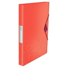 Папка на резинках - короб Leitz Urban Chic 39990024, красный