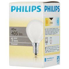 Электрическая лампа Philips шарик/матовая 40W E14 FR/P45 (10/100), 7 шт