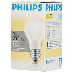 Электрическая лампа Philips стандартная/матовая 75W E27 FR/A55 (10/120), 7 шт