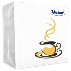 Салфетки VEIRO сервировочн. Кофе , 1 слой, 50шт/уп 24Р1/50А, 6 уп