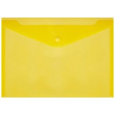 Папка-конверт на кнопке КНК 180 желтый прз. 10шт/уп Attache