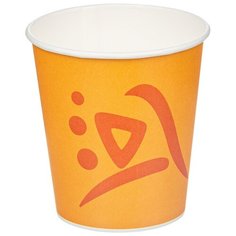 Стакан одноразовый бумажный однослойный d-74мм 175мл Whizz 100 штук в упаковке Huhtamaki