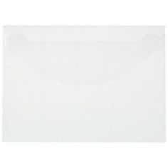 Папка-конверт на клапане 180 прозрачный 10 шт/уп Attache