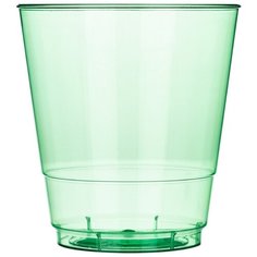 Стакан одноразовый 200мл КРИСТАЛЛ зелен. КОМУС ПС 50 штук в упаковке