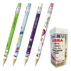 Карандаш механический ZEBRA "Fun", корпус ассорти, ластик, 0,7 мм, 317260000, 3 шт Зебра