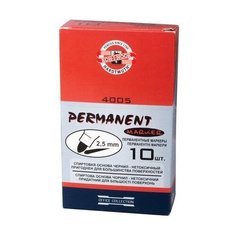 Маркер перманентный (нестираемый) KOH-I-NOOR, КРАСНЫЙ, круглый наконечник, 2,5 мм, 7740050801KSRU 8 уп.