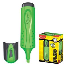 Текстовыделитель MAPED (Франция) "Fluo Peps Classic", ЗЕЛЕНЫЙ, линия 1-5 мм, 742533 - 3 шт.