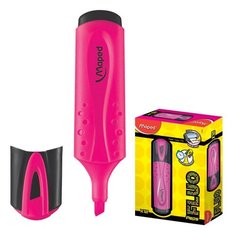 Текстовыделитель MAPED (Франция) "Fluo Peps Classic", РОЗОВЫЙ, линия 1-5 мм, 742536 - 3 шт.