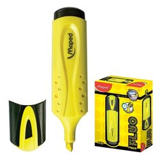 Текстовыделитель MAPED (Франция) "Fluo Peps Classic", ЖЕЛТЫЙ, линия 1-5 мм, 742534 - 3 шт.