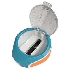 Точилка BRAUBERG "Mix Soft", пластиковая, с контейнером, корпус ассорти, 229585, 12 шт.