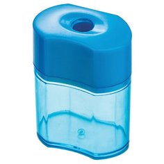 Точилка ПИФАГОР "Ergo", с контейнером, пластиковая, корпус ассорти, 228437