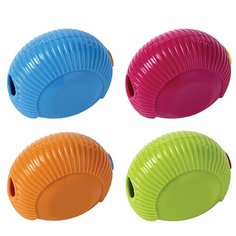 Точилка ЮНЛАНДИЯ "Дом Улитки", с контейнером, пластиковая, корпус ассорти, 228470, 12 шт.