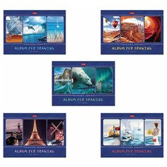 Альбом для рисования А4 24 л., скоба, обложка картон, HATBER, 205х290 мм, "Мир, ты прекрасен", 24А4В 55шт.