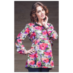 Блуза MammySize, размер 46, бордо