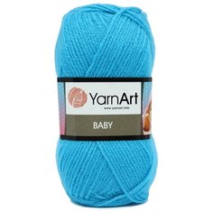 Пряжа YarnArt Baby 50гр 150м (100% акрил) (552 голубая бирюза), 5 мотков