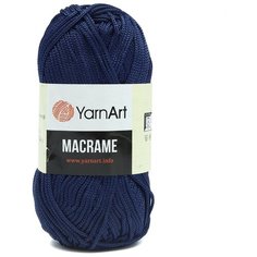 Пряжа YarnArt Macrame 90гр 130м (100% полиэстер) (162 фиолетовый джинс), 6 мотков