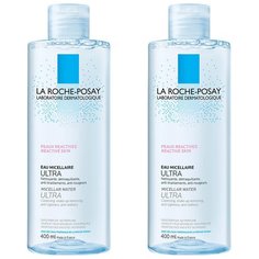 La Roche-Posay мицеллярная вода для чувствительной и склонной к аллергии кожи лица и глаз Ultra Reactive, 400 мл