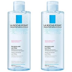 La Roche-Posay мицеллярная вода для чувствительной и склонной к аллергии кожи лица и глаз Ultra Reactive, 400 мл