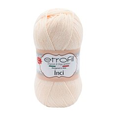 Пряжа Etrofil INCI 100гр. 230м (100% акрил Premium антипиллинг) (73094 телесный) 5 шт