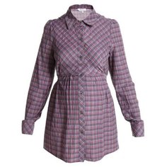 Рубашка MammySize, размер 46, бордовый