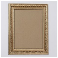 Фоторамка пластик 30х40 см белое золото 6 см 3888812 Сима ленд