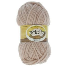 Пряжа Adelia "BENNY" 100% шерсть №711 св.бежевый - 5 мотков по 100 г