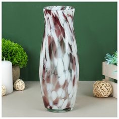 Ваза "Гранд" 26 см, бело-марганцевая 2176623 Сима ленд