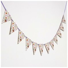 Гирлянда "С днем рождения", 12 подвесок Сима ленд