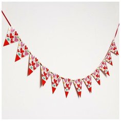 Гирлянда "Сердце", 12 подвесок Сима ленд