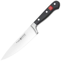 Шеф-нож Wusthof Classic, лезвие 16 см, черный