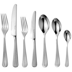 Robert Welch Набор столовых приборов Palm Bright, 42 предмета серебристый