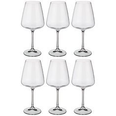 Набор бокалов CRYSTALITE для вина из 6 шт. amundsen/ardea h = 24 см 540 мл (669-224)