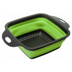 Дуршлаг складной Verona Compact, зеленый